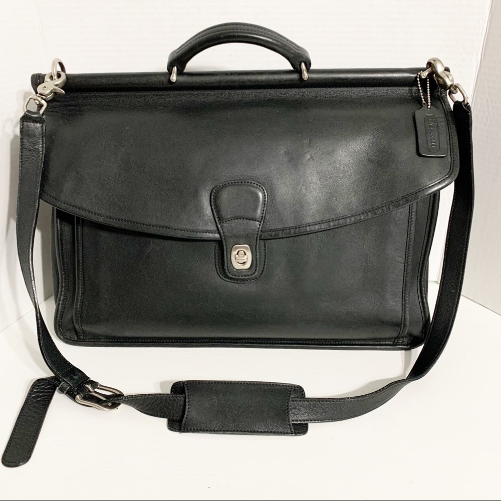Vintage Coach Beekman Leather Messenger F13-5266